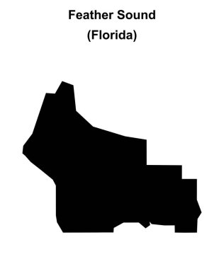 Feather Sound (Florida) boş ana hat haritası