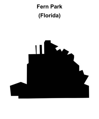 Fern Park (Florida) boş ana hat haritası