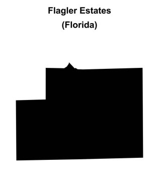 Flagler Evleri (Florida) boş ana hat haritası