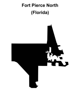 Fort Pierce North (Florida) boş ana hat haritası