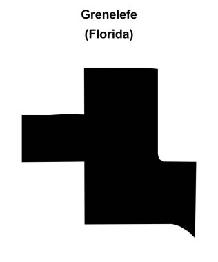 Grenelefe (Florida) boş ana hat haritası