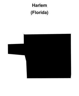 Harlem (Florida) boş ana hat haritası