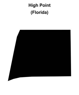 Yüksek Nokta (Florida) boş ana hat haritası