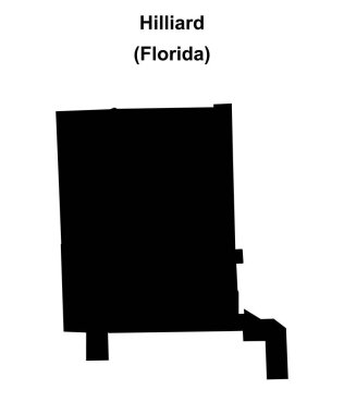 Hilliard (Florida) boş ana hat haritası