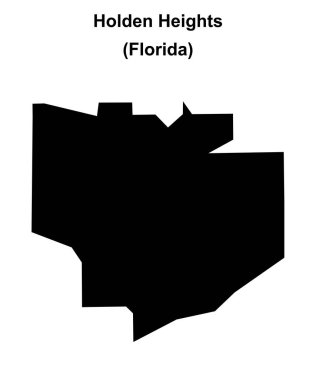 Holden Heights (Florida) boş ana hat haritası