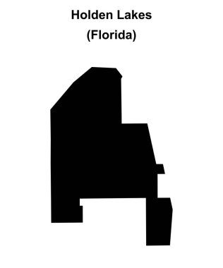 Holden Gölleri (Florida) boş ana hat haritası