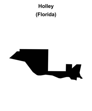 Holley (Florida) boş ana hat haritası