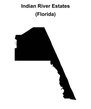Indian River Gayrimenkulleri (Florida) boş ana hat haritası