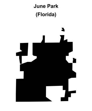 June Park (Florida) boş ana hat haritası