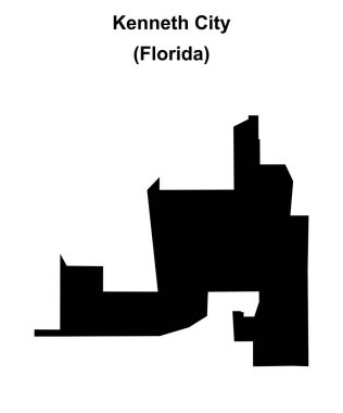 Kenneth City (Florida) boş ana hat haritası