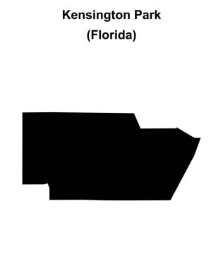 Kensington Parkı (Florida) boş ana hat haritası