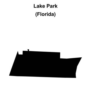 Park Gölü (Florida) boş ana hat haritası