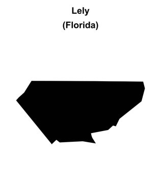 Lely (Florida) boş ana hat haritası