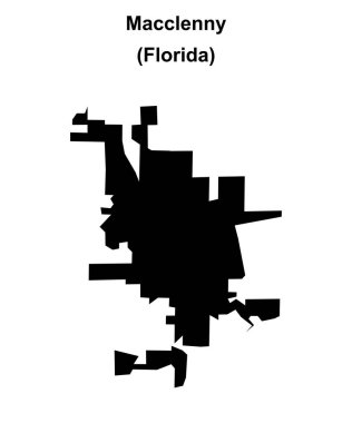 Macclenny (Florida) boş ana hat haritası