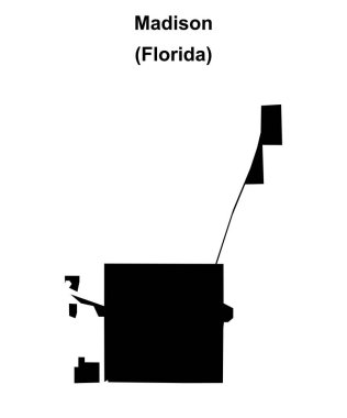 Madison (Florida) boş ana hat haritası