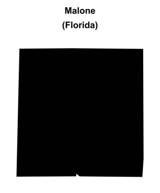 Malone (Florida) boş ana hat haritası
