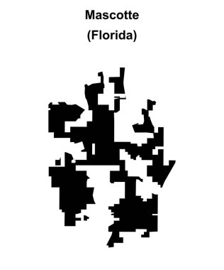 Mascotte (Florida) boş ana hat haritası