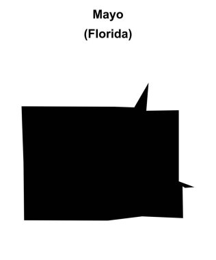 Mayo (Florida) boş ana hat haritası