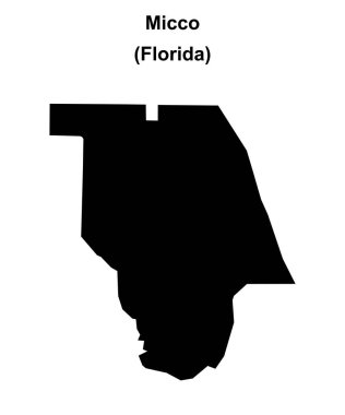 Micco (Florida) boş ana hat haritası