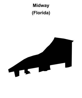 Yarıyol (Florida) boş ana hat haritası