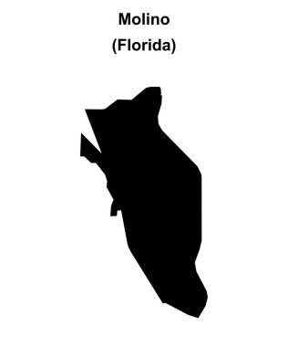 Molino (Florida) boş ana hat haritası