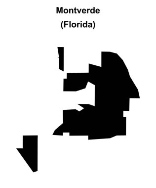 Montverde (Florida) boş ana hat haritası