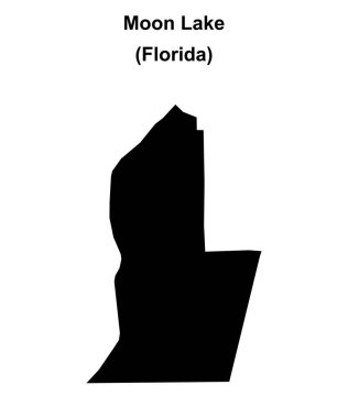 Ay Gölü (Florida) boş ana hat haritası