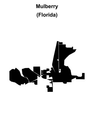 Mulberry (Florida) boş ana hat haritası