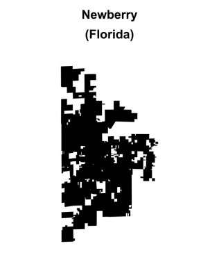 Newberry (Florida) boş ana hat haritası