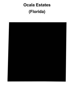 Ocala Evleri (Florida) boş ana hat haritası