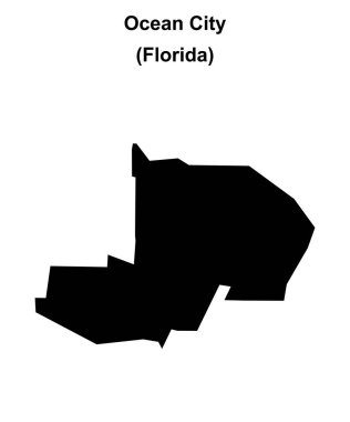 Okyanus Şehri (Florida) boş ana hat haritası