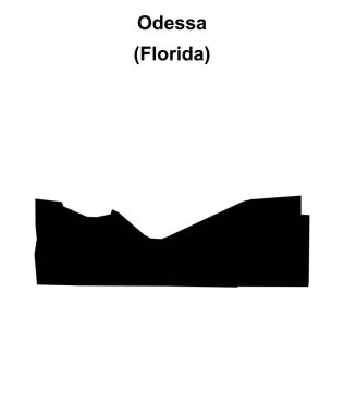 Odessa (Florida) boş ana hat haritası