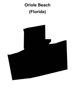 Oriole Sahili (Florida) boş ana hat haritası