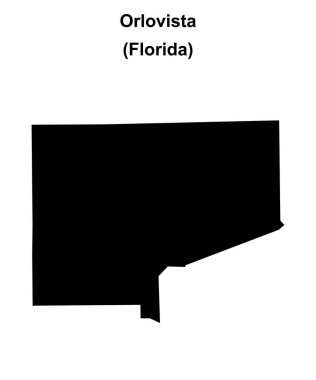 Orlovista (Florida) boş ana hat haritası