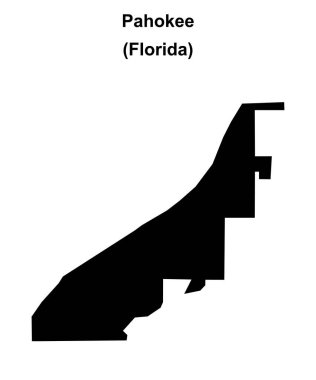 Pahokee (Florida) boş ana hat haritası