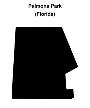 Palmona Park (Florida) boş ana hat haritası