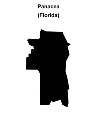 Panacea (Florida) boş ana hat haritası