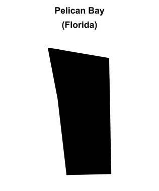 Pelikan Körfezi (Florida) boş ana hat haritası