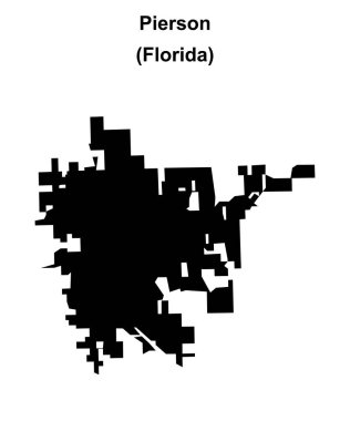 Pierson (Florida) boş ana hat haritası