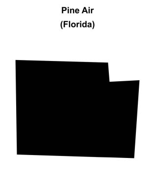 Pine Air (Florida) boş ana hat haritası