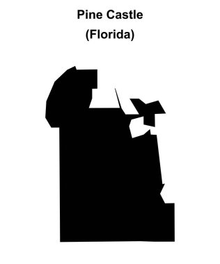 Çam Kalesi (Florida) boş ana hat haritası