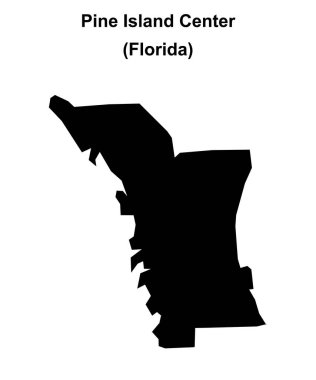 Pine Island Center (Florida) boş ana hat haritası