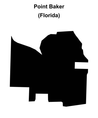 Point Baker (Florida) boş ana hat haritası