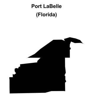 Port LaBelle (Florida) boş ana hat haritası