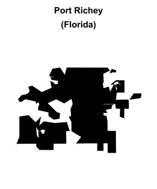 Port Richey (Florida) boş ana hat haritası