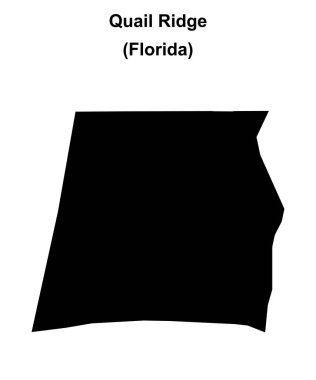 Bıldırcın Sırtı (Florida) boş ana hat haritası