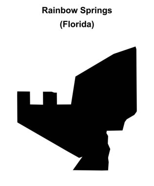 Gökkuşağı Yayları (Florida) boş ana hat haritası