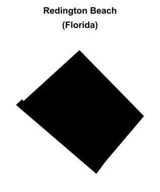 Redington Plajı (Florida) boş ana hat haritası