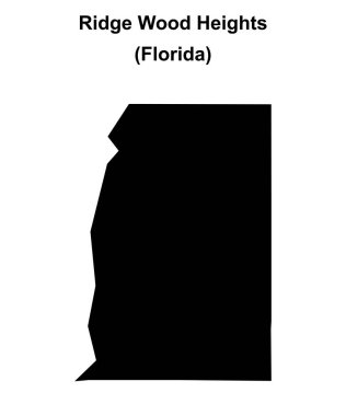Ridge Wood Heights (Florida) boş ana hat haritası