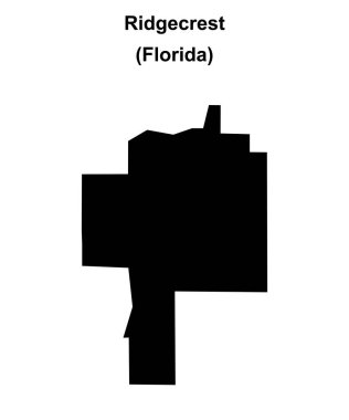 Ridgecrest (Florida) boş ana hat haritası